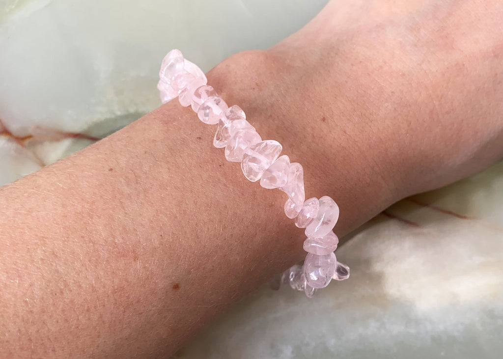 Rose Quartz Crystal Bracelet 
