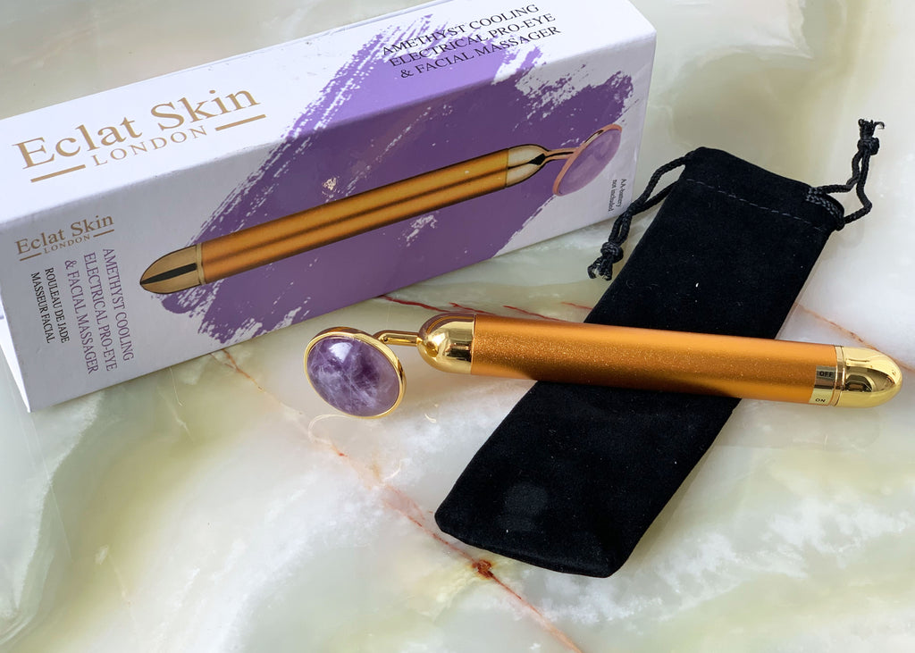 Eclat Skin Amethyst Cooling Electrical Pro-Eye And Facial Massager