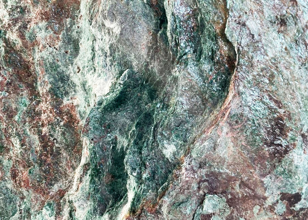 Extra Large Raw Fuchsite Cut Base Boulder