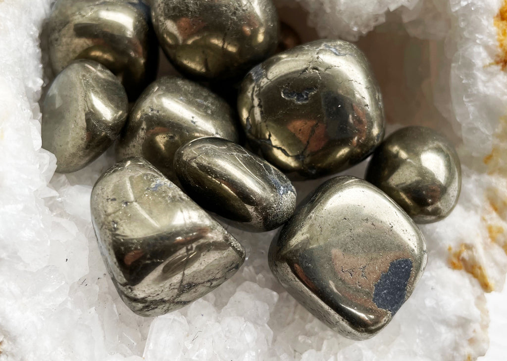Pyrite Polished Tumblestone