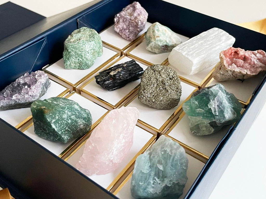 12 Day, Raw Crystals From Around The World, Advent Calendar