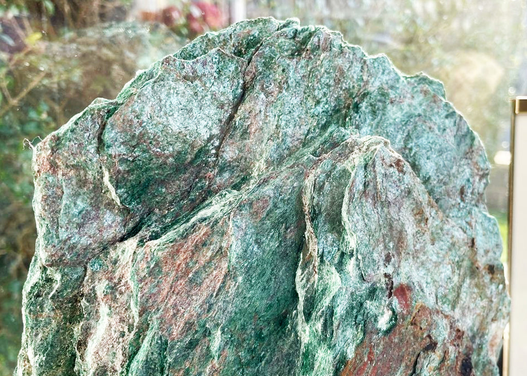 Extra Large Raw Fuchsite Cut Base Boulder