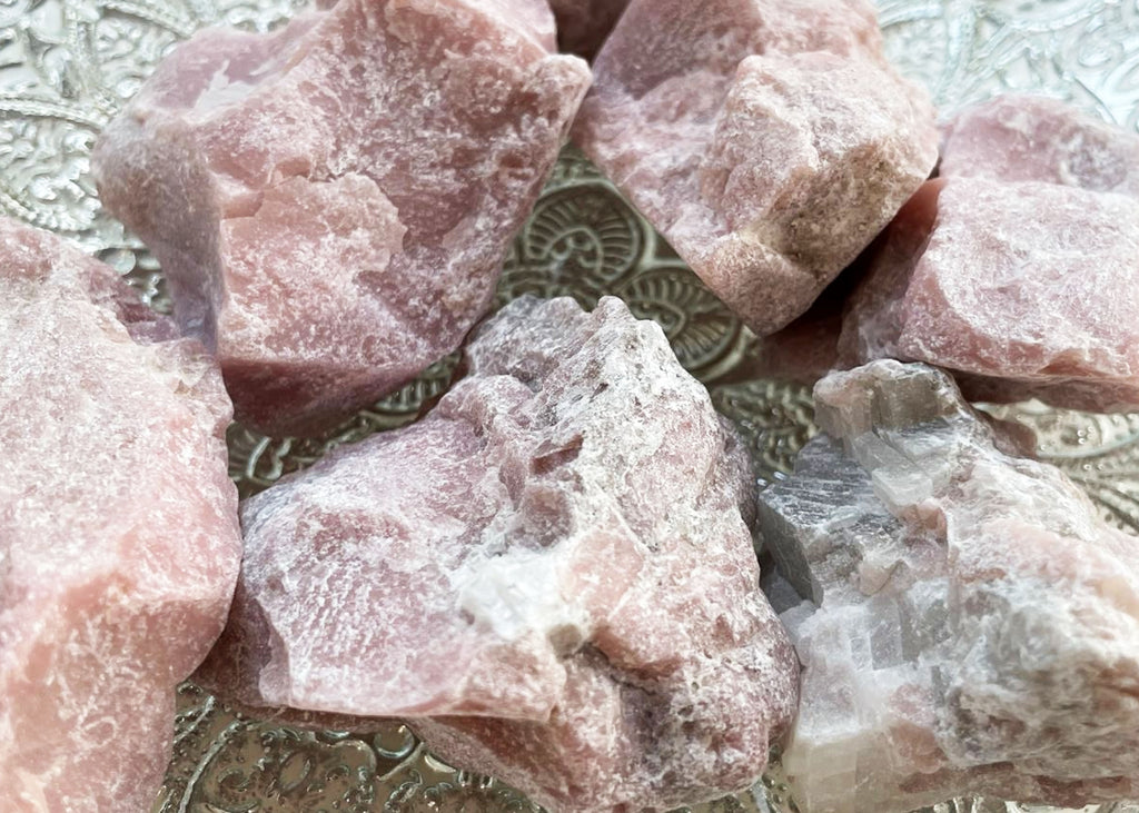 Raw/Rough Pink Opal Chunks