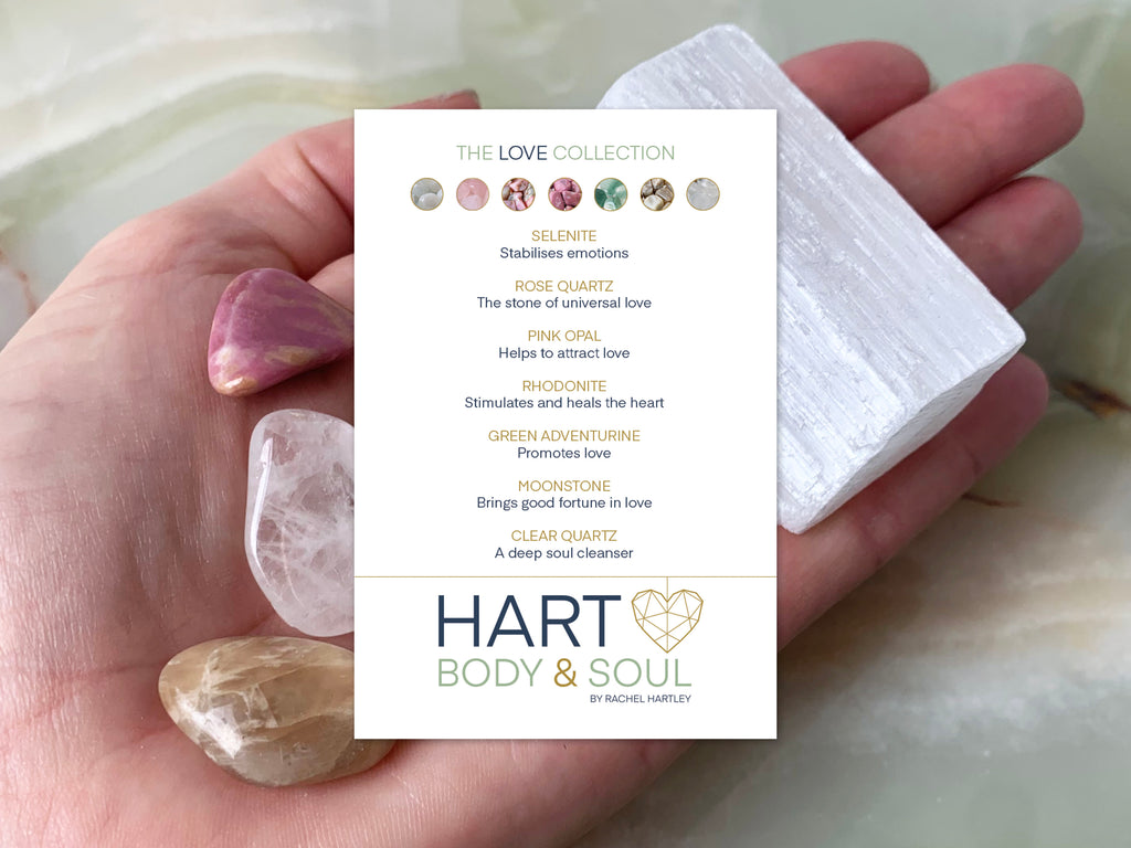 Love Collection Crystal Kit Information Card