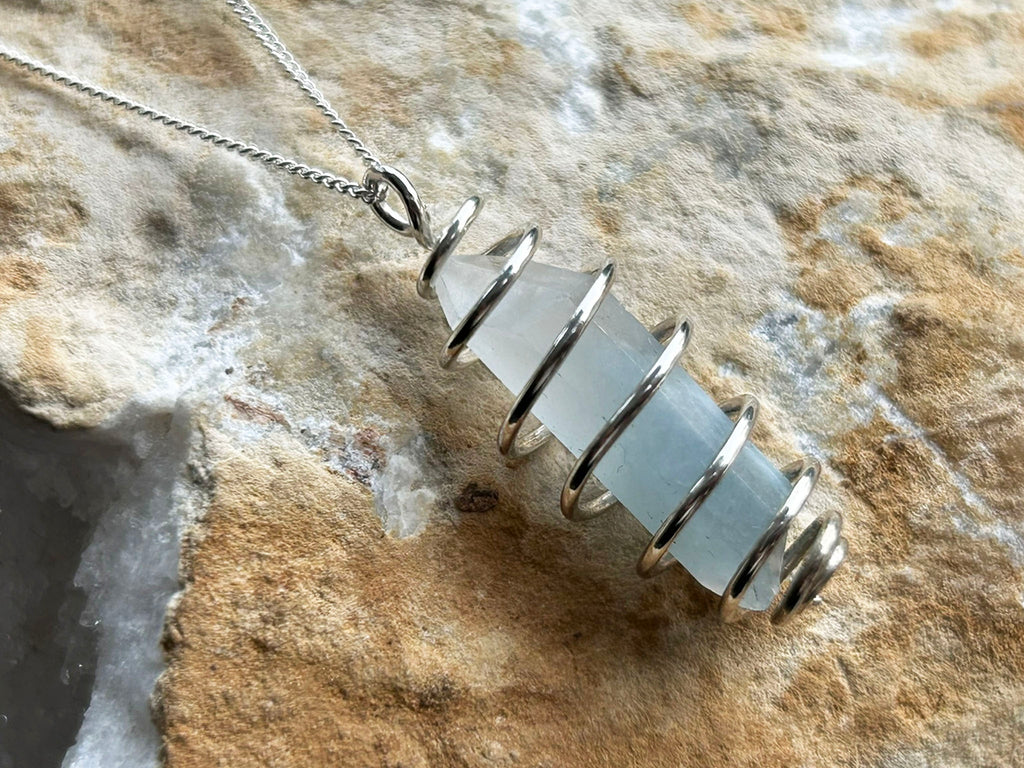 Blue Tara Quartz Handmade Necklace