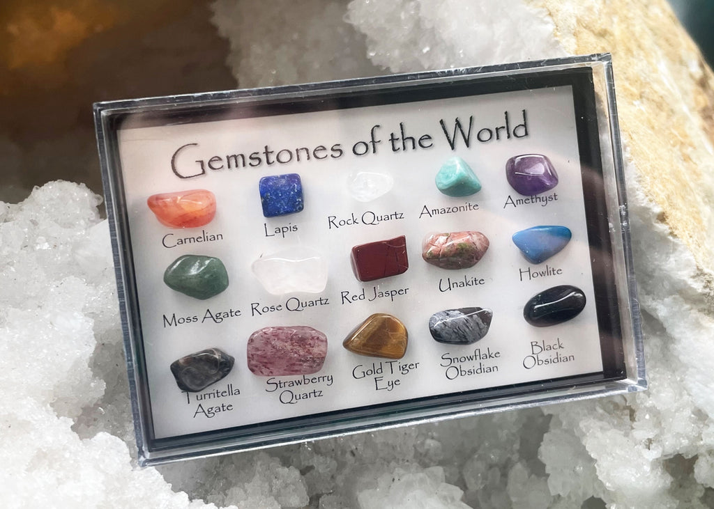 Gemstones From Around The World Mini Gem Box
