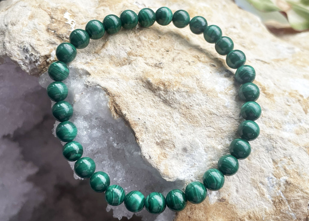 Malachite Beaded Bracelet