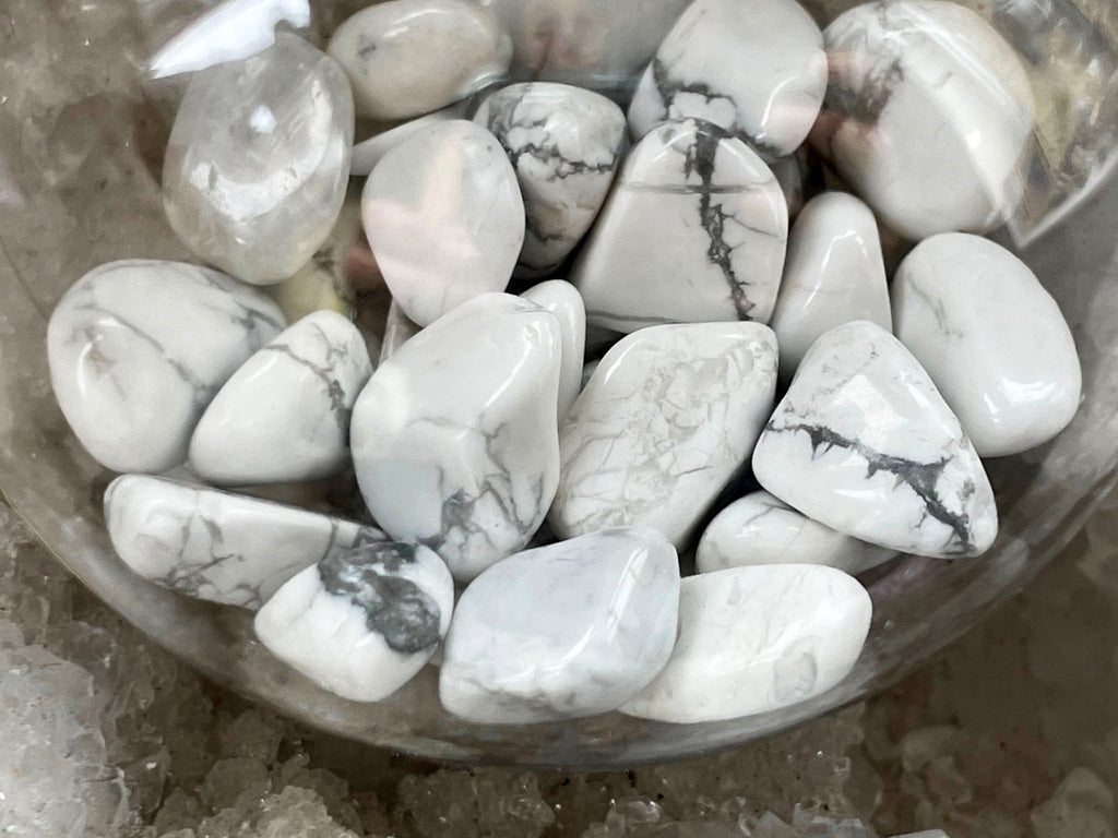 Howlite Crystal Christmas Tree Bauble