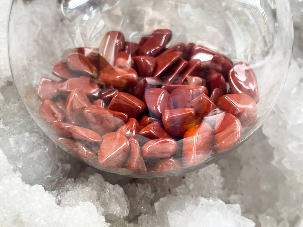 Red Jasper Crystal Christmas Tree Bauble