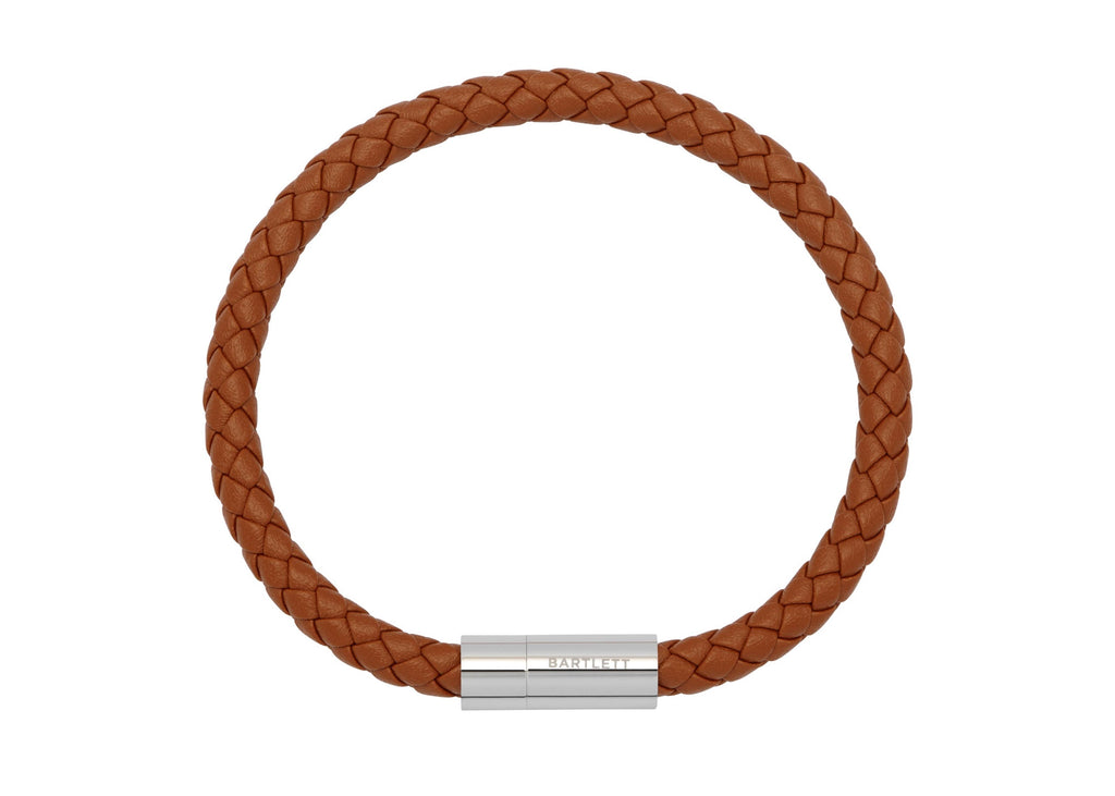 Estella Bartlett Caramel Brown Leather Cord Bracelet