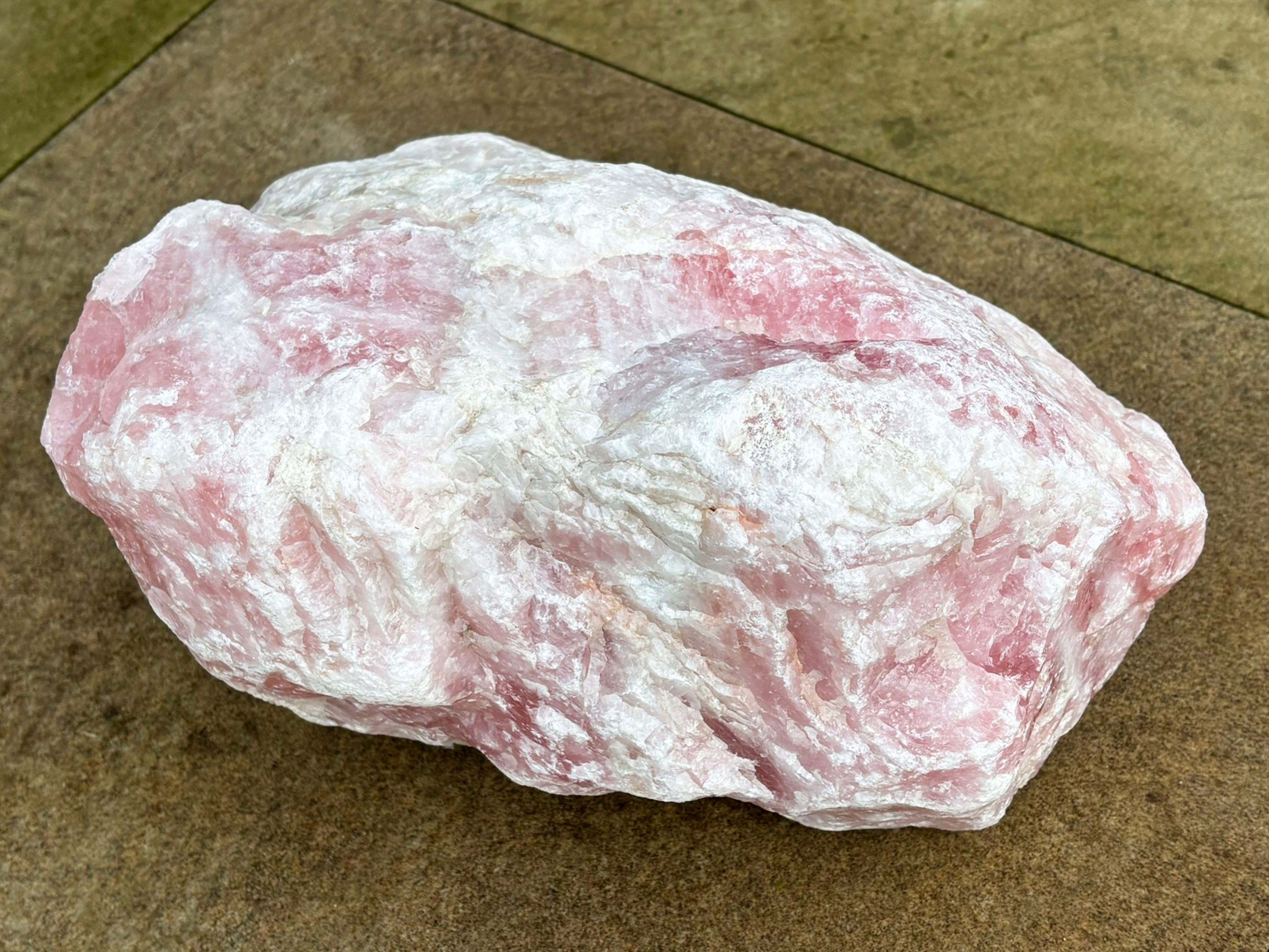 Extra Large 19-20 KG Rose Quartz Boulder – Hart, Body and Soul