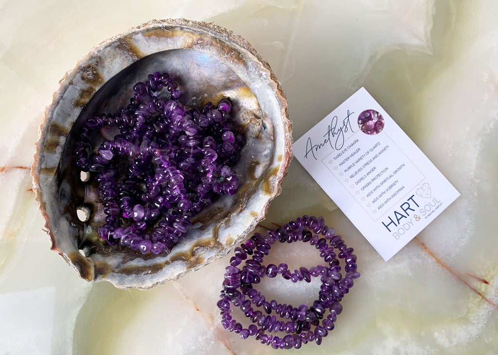 Amethyst Crystal Bracelet 