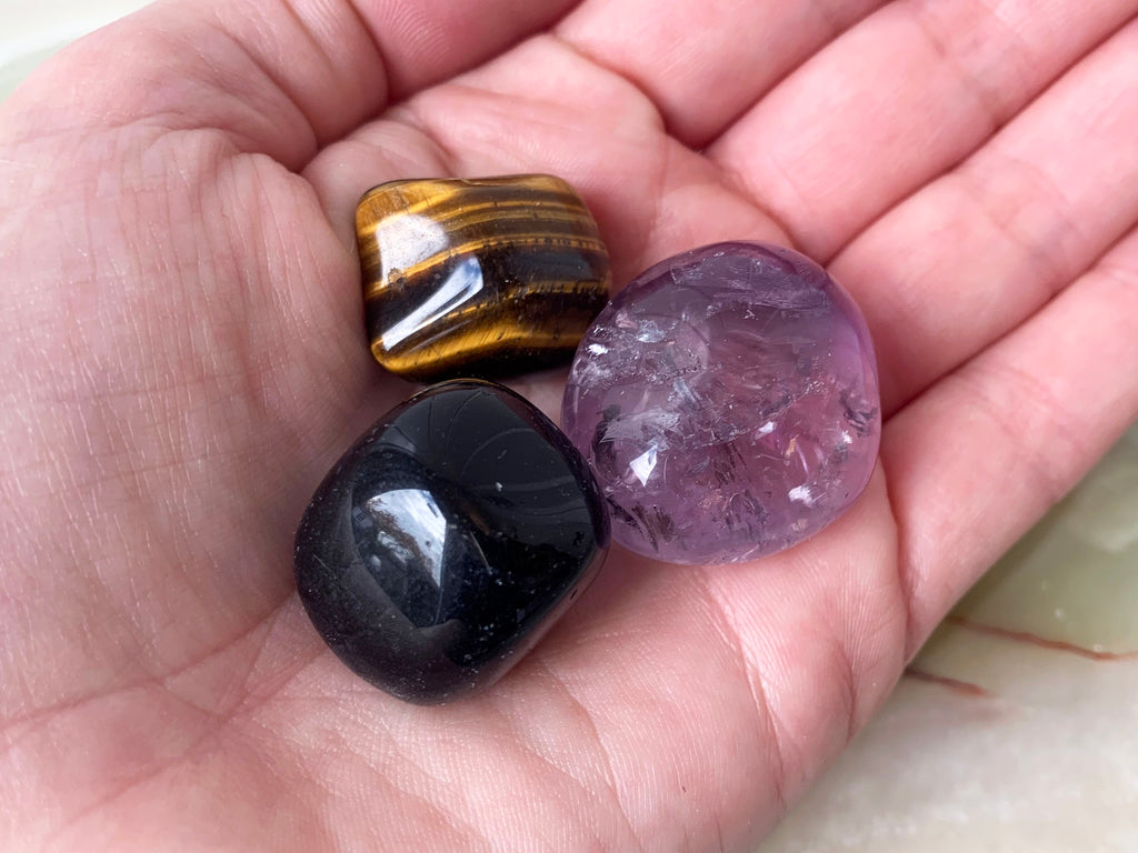Deluxe Protection Crystal Collection Kit Tumblestones
