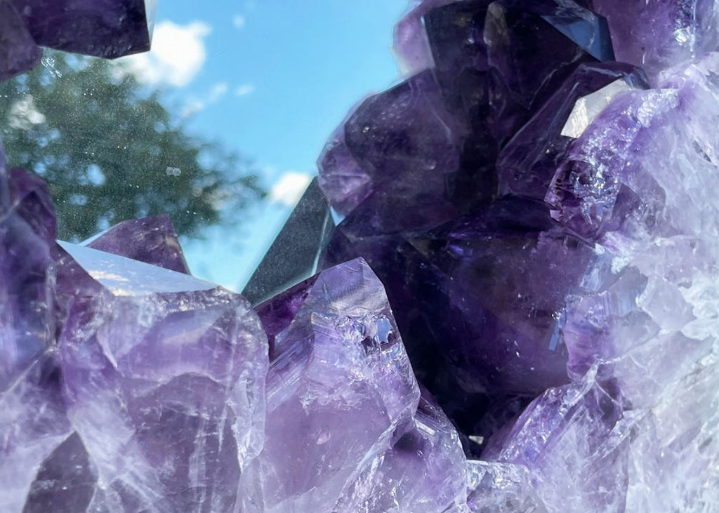 10.65KG Brazilian Raw Amethyst Mirror