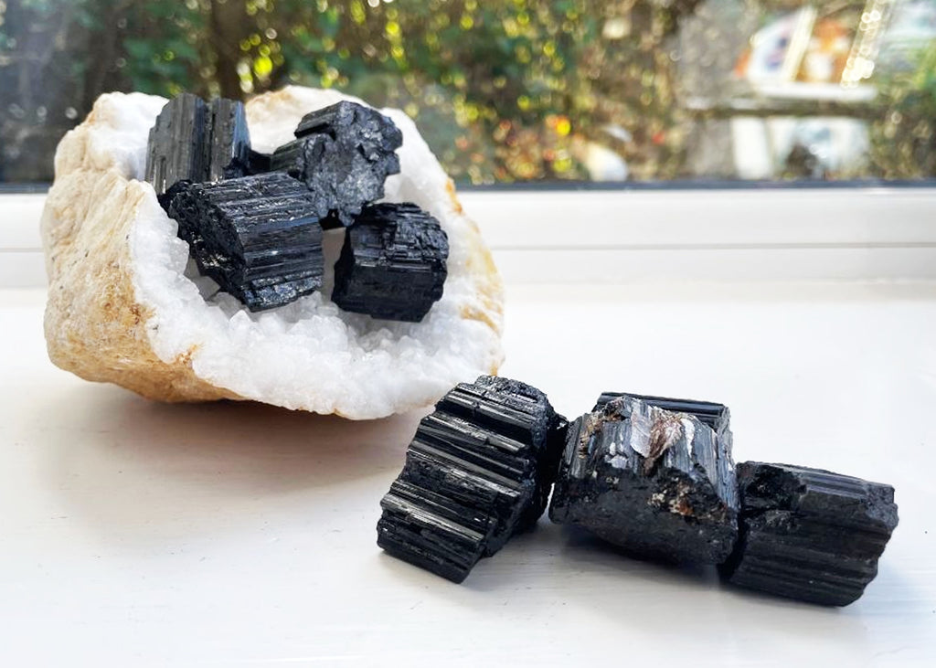 Raw Black Tourmaline Chunks