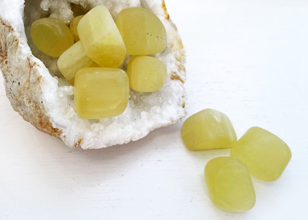 Large Lemon Calcite Tumblestone