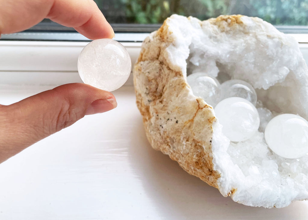 Polished Clear Quartz Mini Sphere