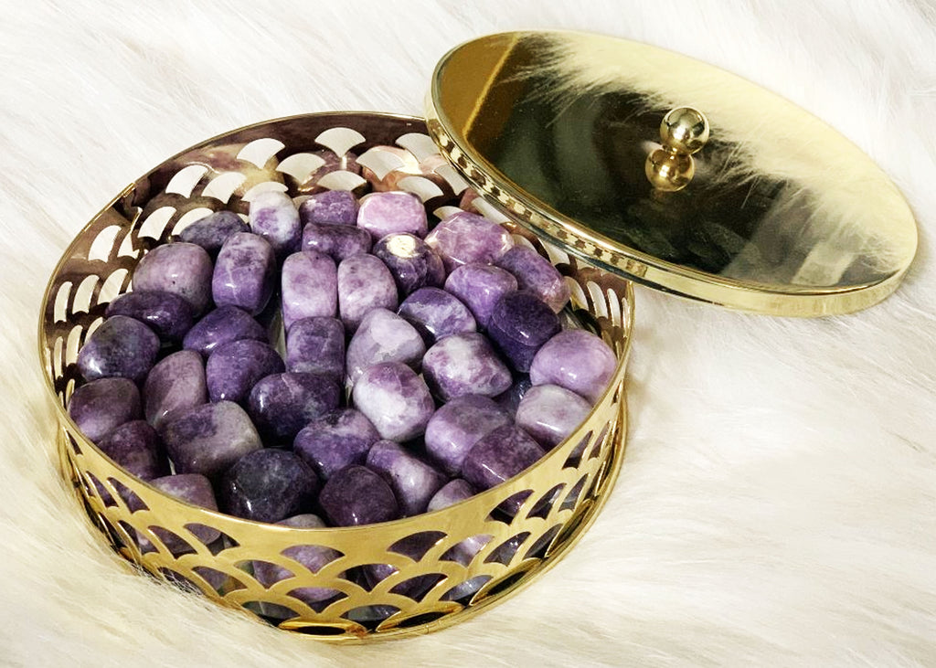 Lepidolite Polished Tumblestone