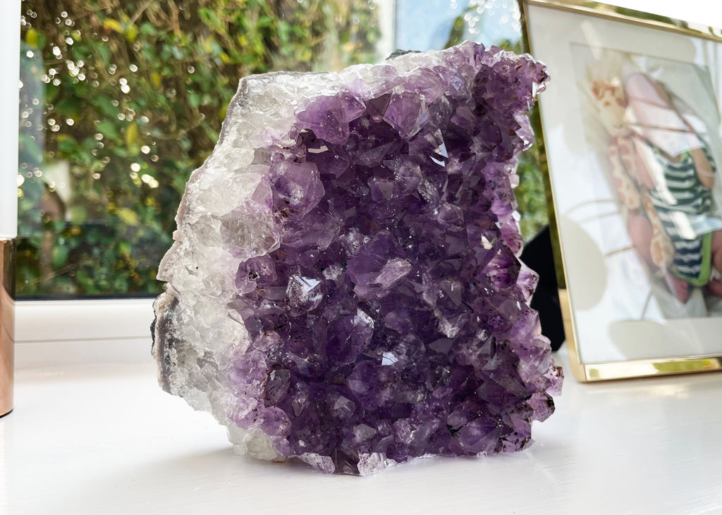 Large 1.8 KG Cut Base Amethyst Cluster