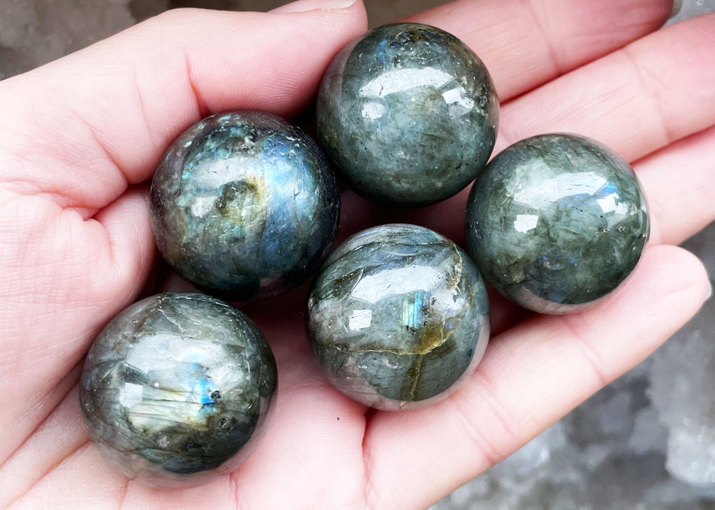 Polished Mini Labradorite Sphere