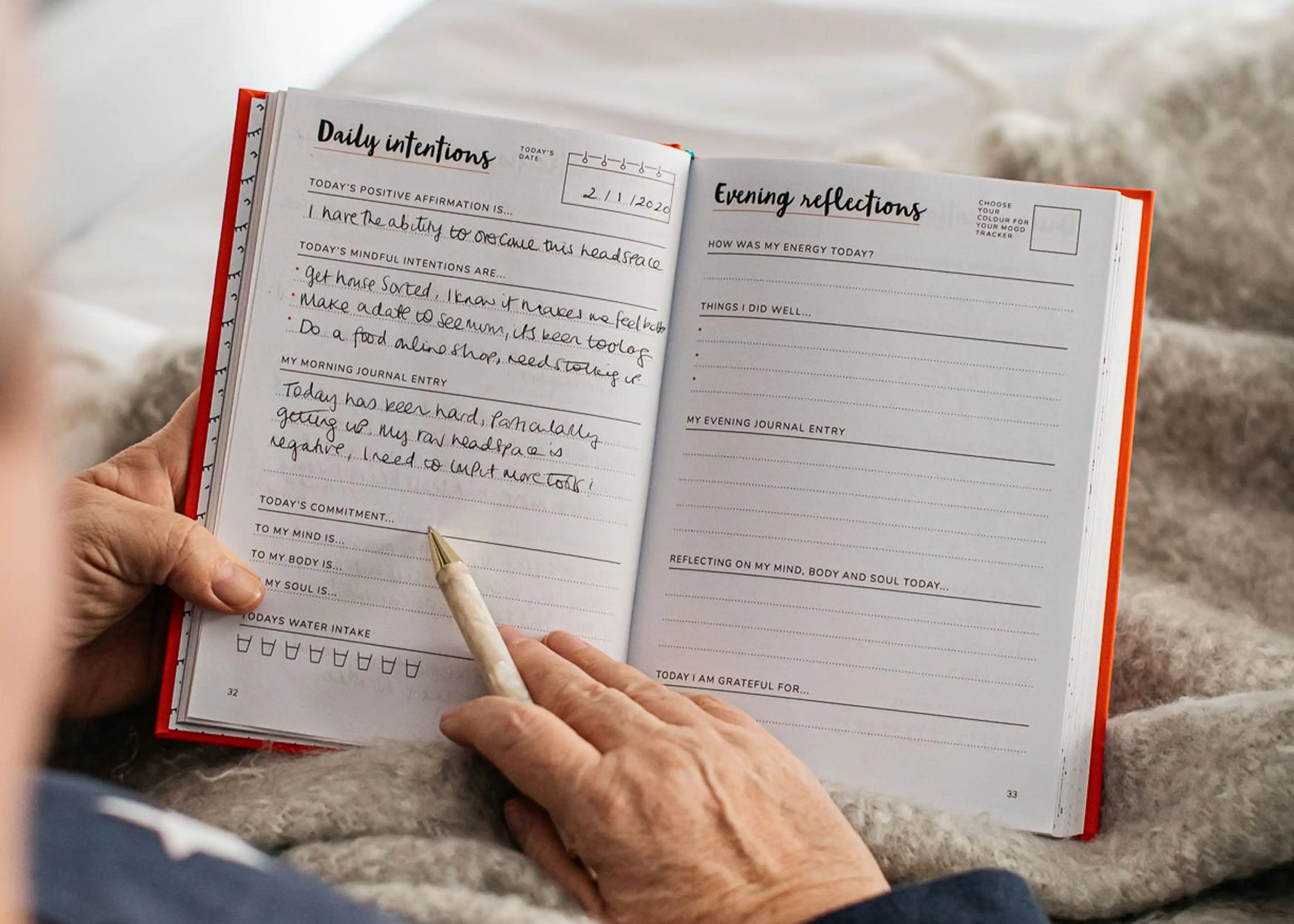 Positive Planner Example The Positive Planner Positive Wellness Journal – Hart, Body and Soul
