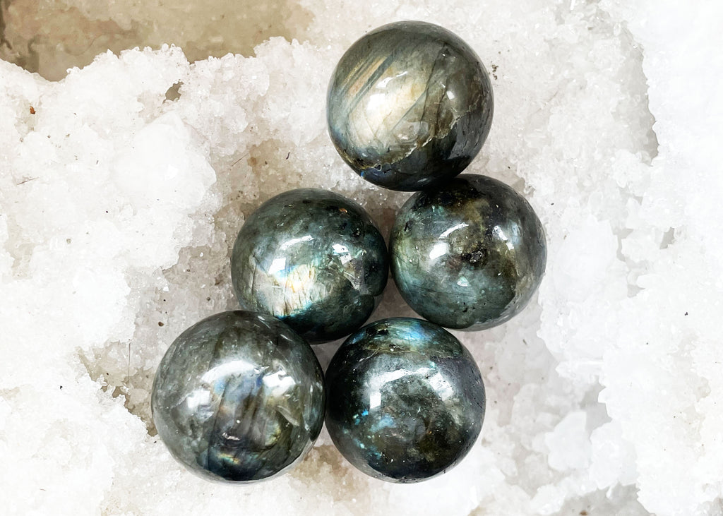 Polished Mini Labradorite Sphere