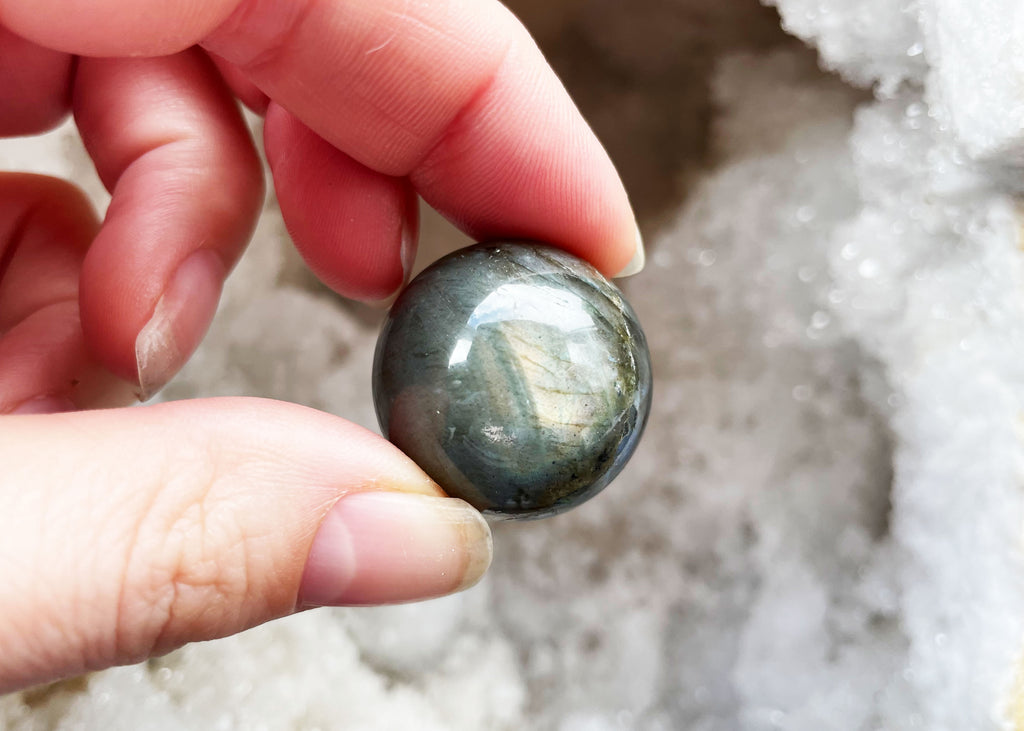 Polished Mini Labradorite Sphere