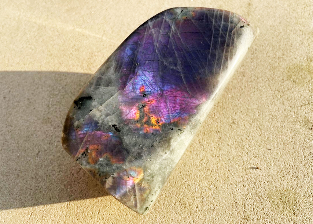 Large High Quality Purple Labradorite Freeform