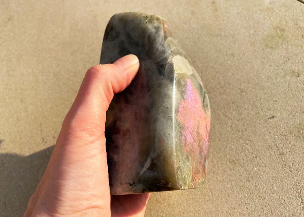 Large High Quality Purple Labradorite Freeform