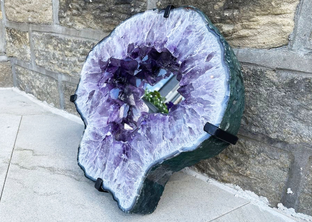 10.65KG Brazilian Raw Amethyst Mirror