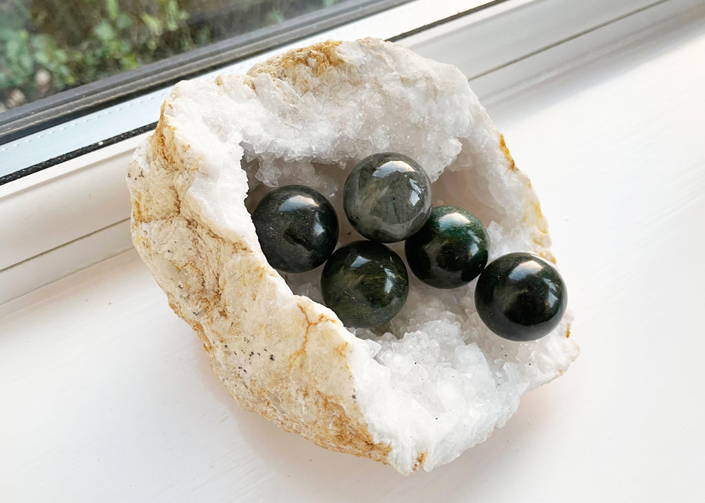 Polished Mini Jade Sphere