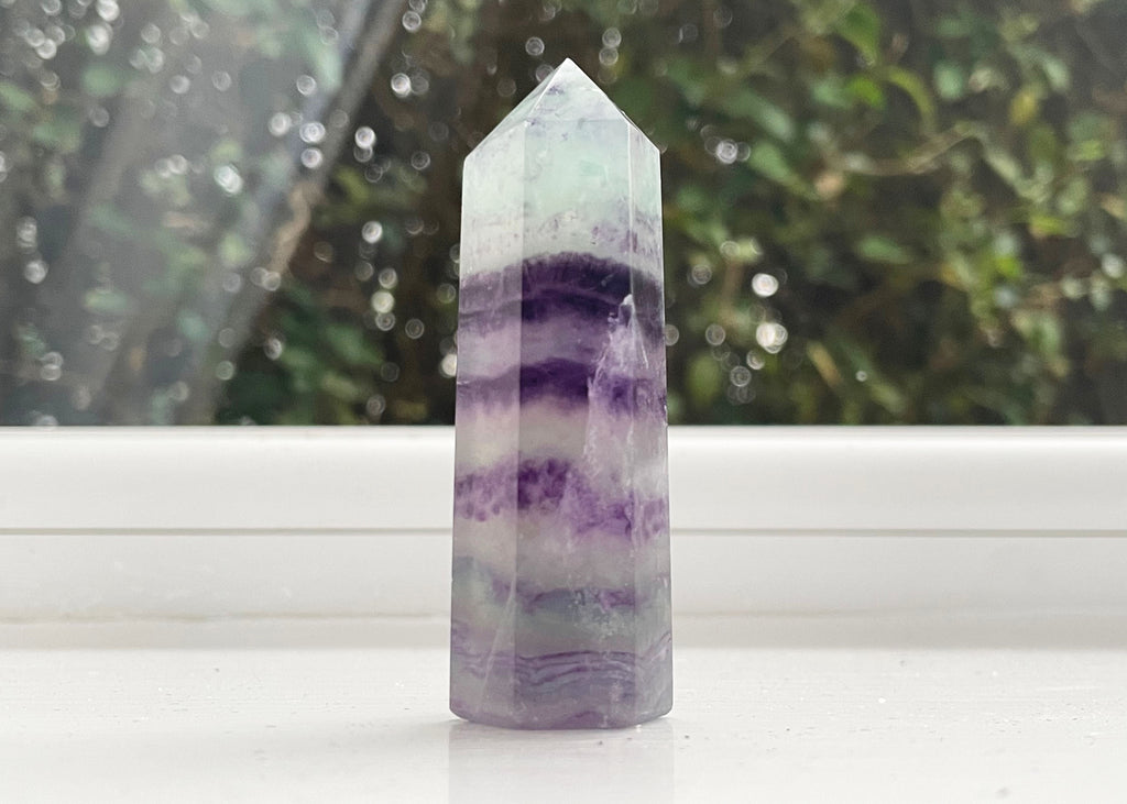 Rainbow Fluorite Mini Towers