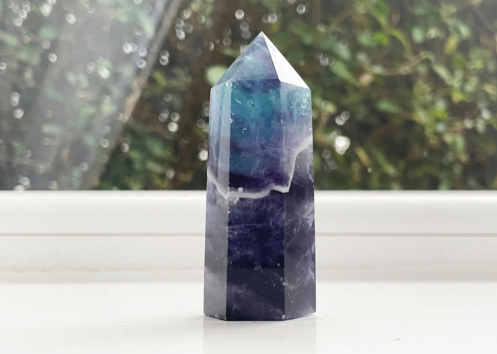 Rainbow Fluorite Mini Towers