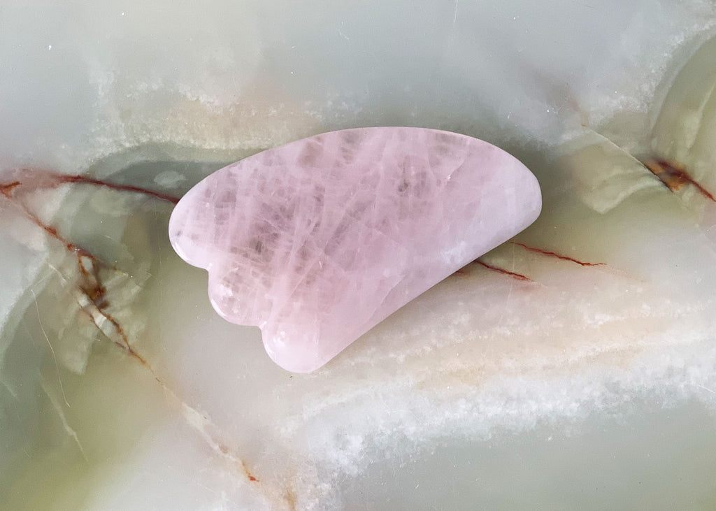 Rose Quartz Crystal Gua Sha